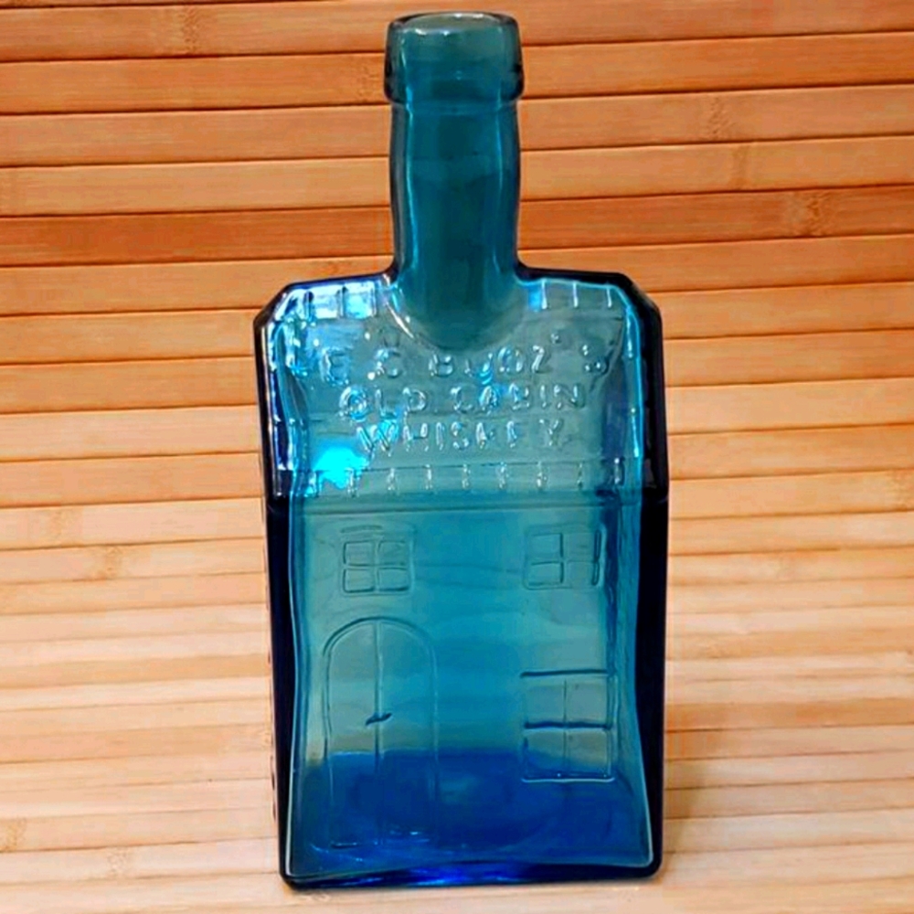 1840 E C Booz's Old Cabin Whiskey Blown